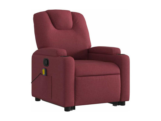 Armchair - Tilting - Polyester - Red