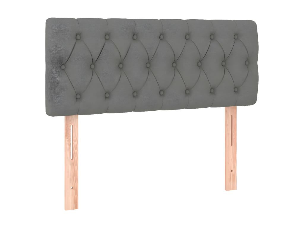 Mattress - Polyester - Gray - 120x190 cm