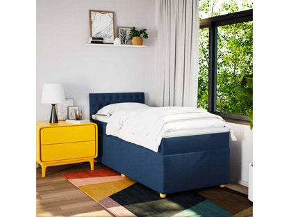 Mattress - Engineered Wood, Wood - Blue - 90x190 cm