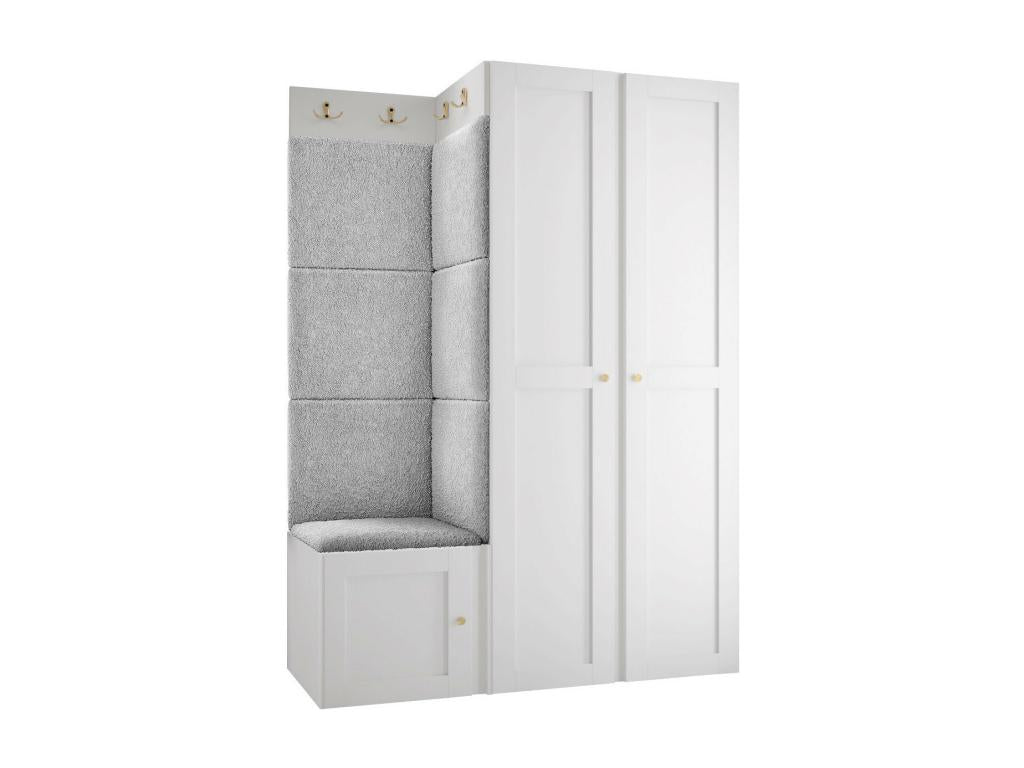 Home Furniture - Metal - Gray - 116x46 cm