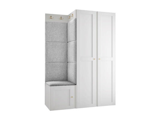 Home Furniture - Metal - Gray - 116x46 cm