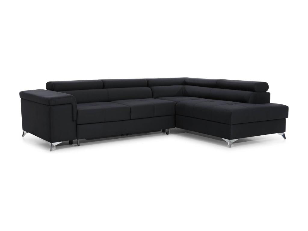 Sofa - Polyester - Black