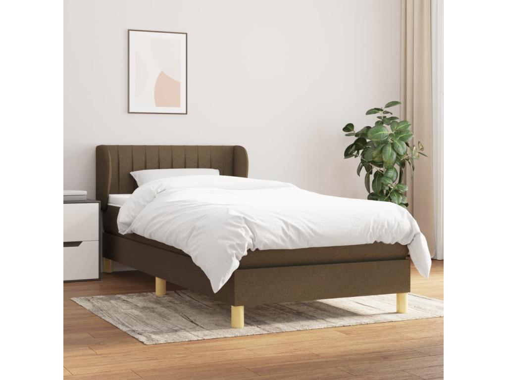 Mattress - Polyester - Brown - 90x190 cm