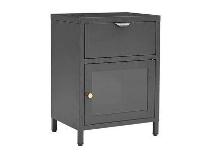 Nightstand Set - Steel - Gray