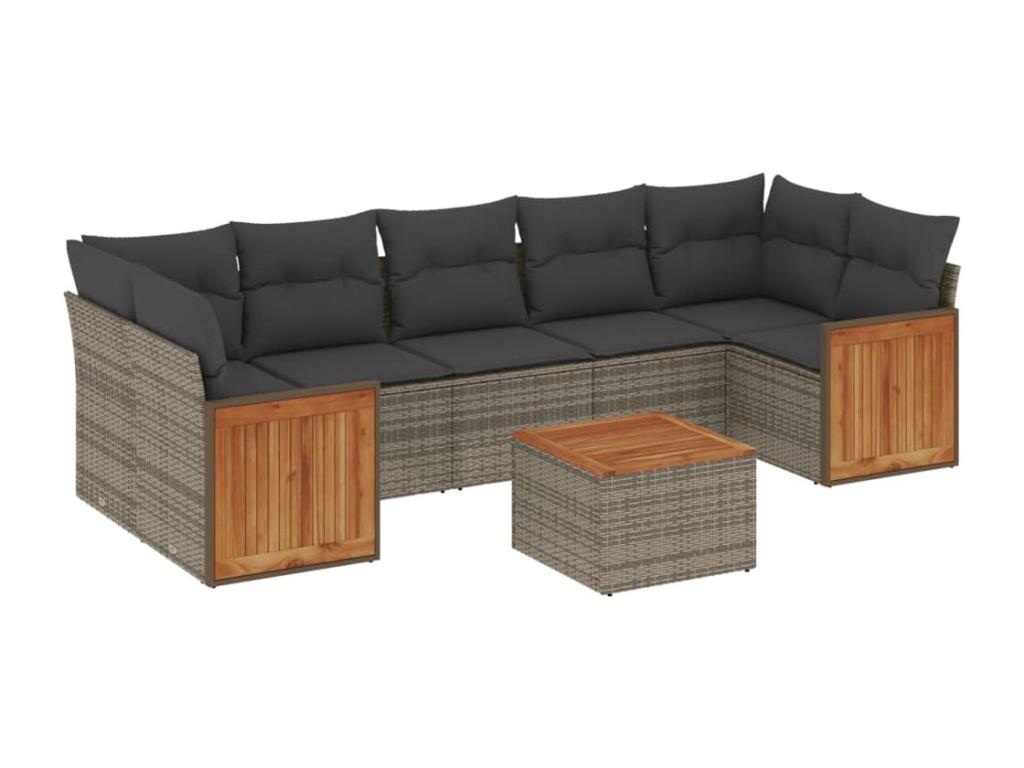 Outdoor Patio Set - Résine - Black