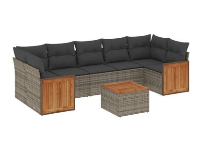 Outdoor Patio Set - Résine - Black