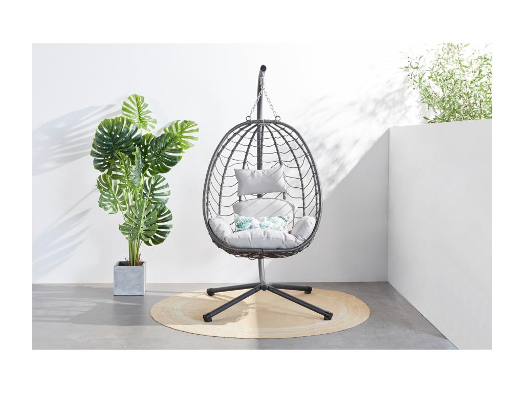 Armchair - Aluminum - Gray