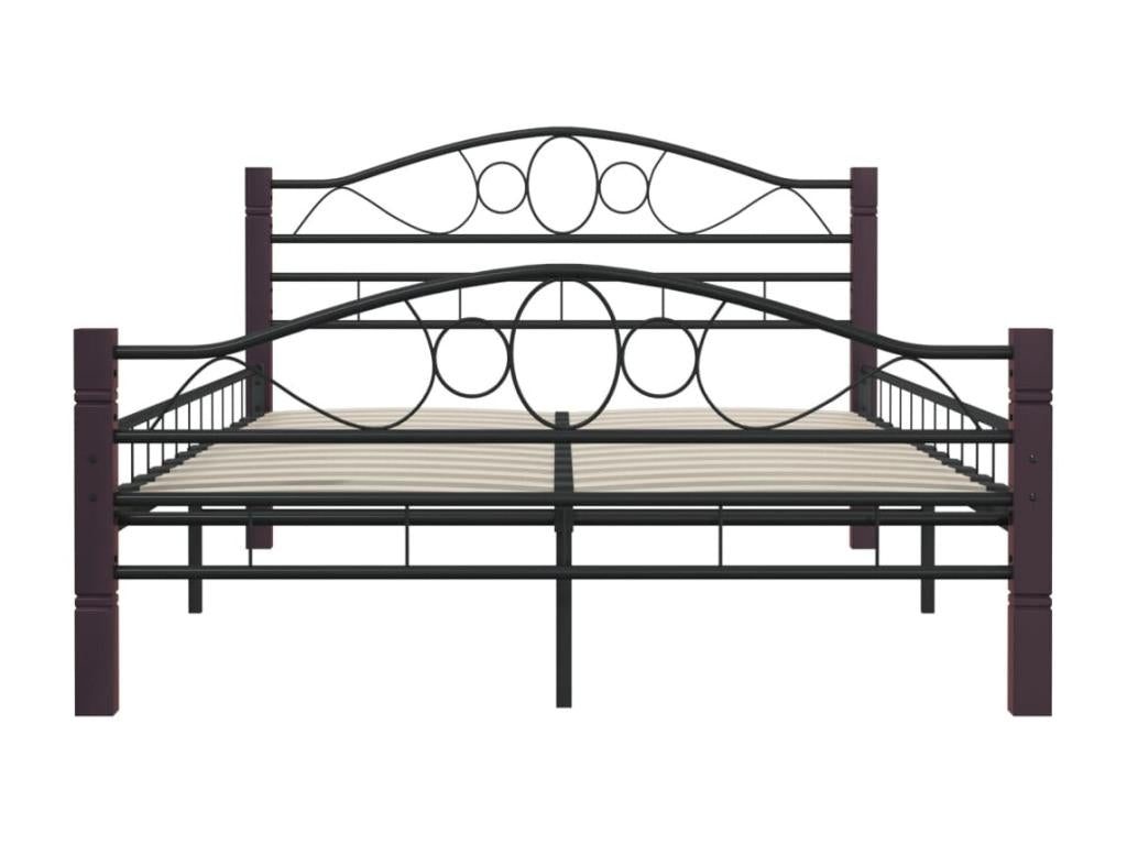 Bed Frame - Metal - Black - 120x200 cm