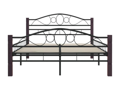 Bed Frame - Metal - Black - 120x200 cm