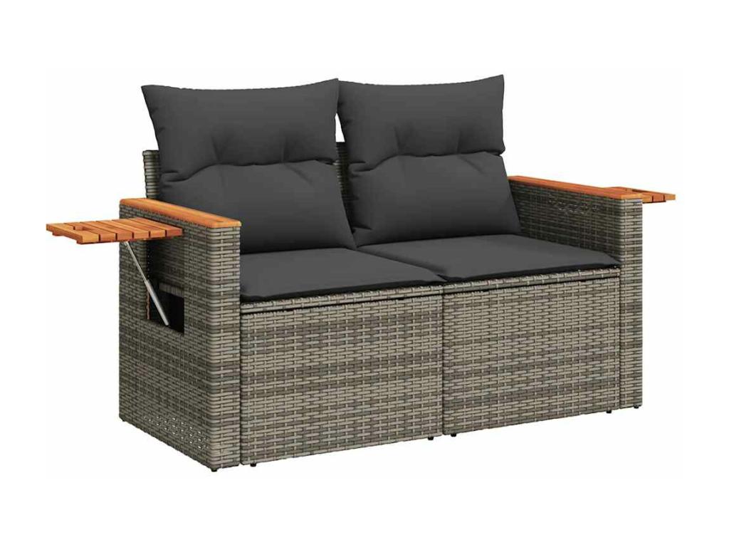 Outdoor Patio Set - Résine - Black