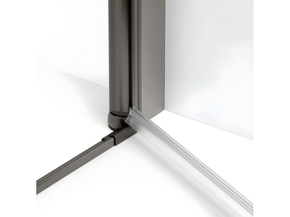 Home Furniture - Tempered Glass - Silver - 80x90 cm