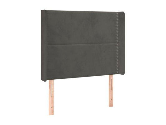 Headboard - Velvet - Gray - 90x190 cm