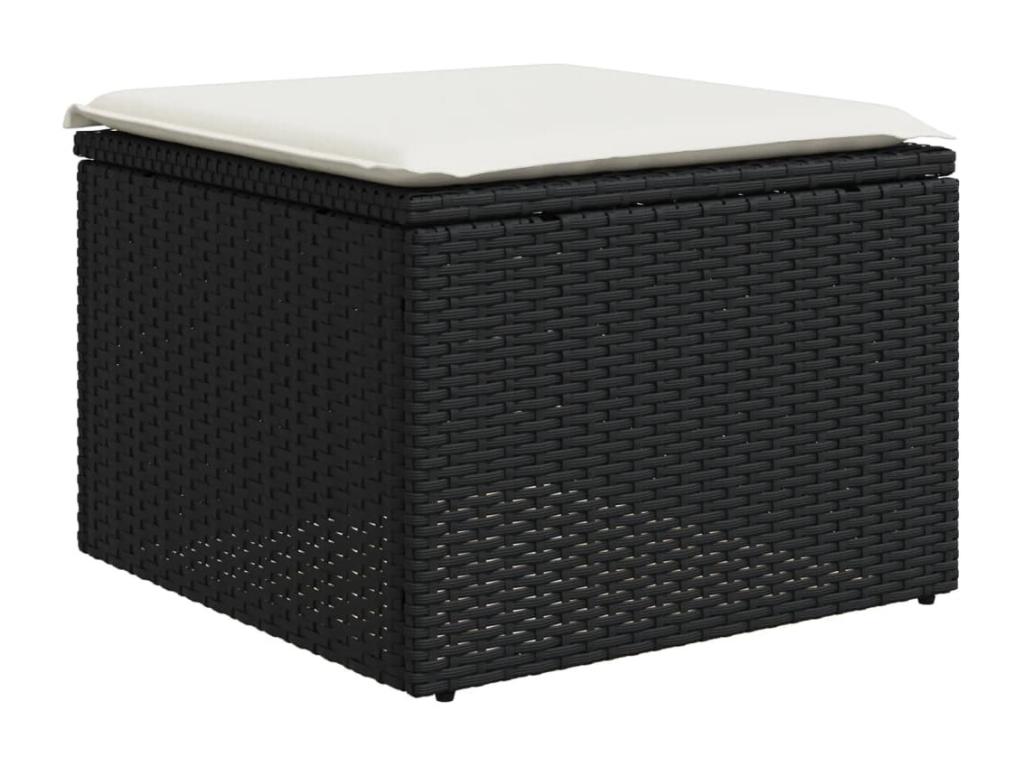 Outdoor Patio Set - Résine - Black