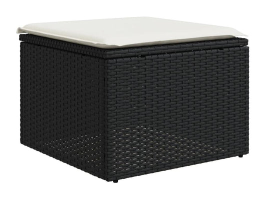 Outdoor Patio Set - Résine - Black
