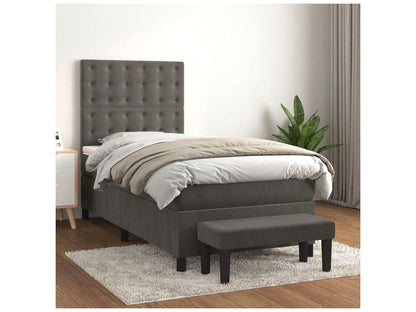 Mattress - Polyester - Gray - 80x200 cm