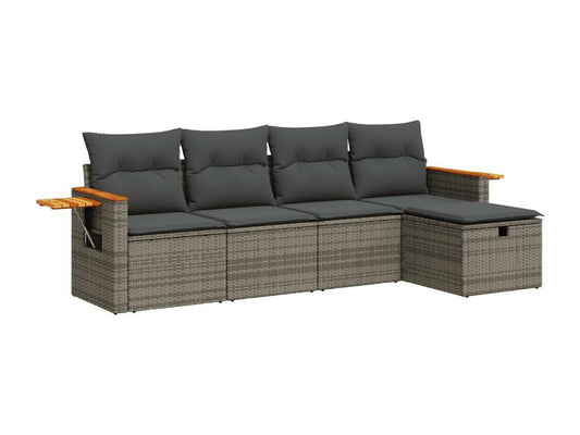 Outdoor Patio Set - Résine - Black