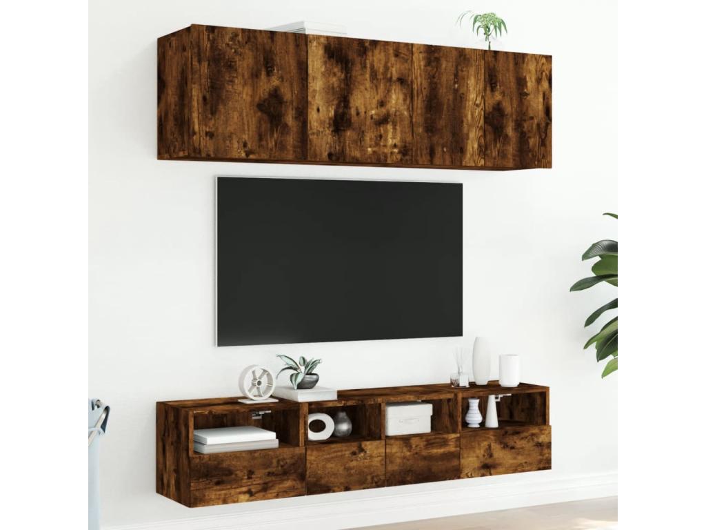 Home Furniture - Engineered Wood, Wood - Brown