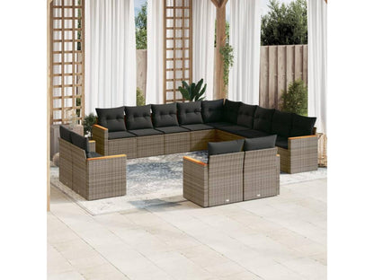 Outdoor Patio Set - Résine - Gray