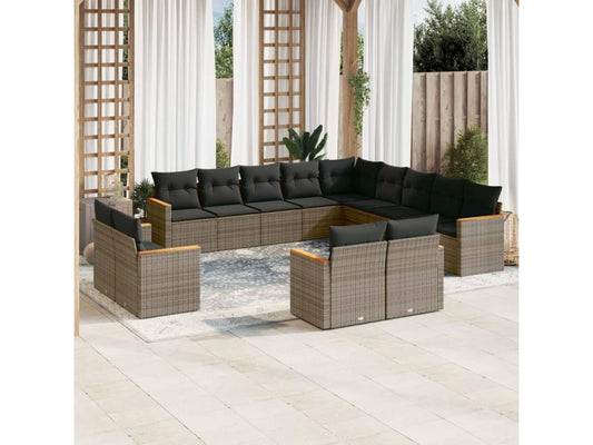 Outdoor Patio Set - Résine - Gray