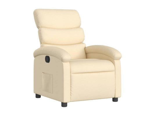 Armchair - Tilting - Polyester - Crème