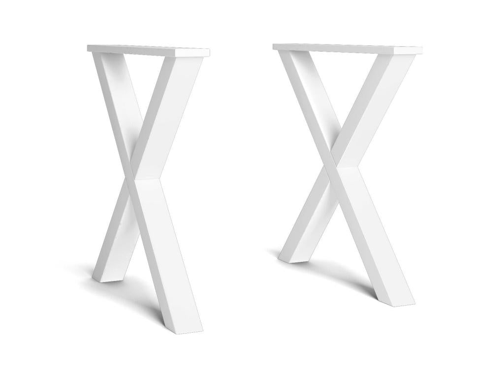 Table - Wood - White - 72x72 cm