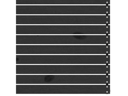 Outdoor Patio Set - Wood - Black