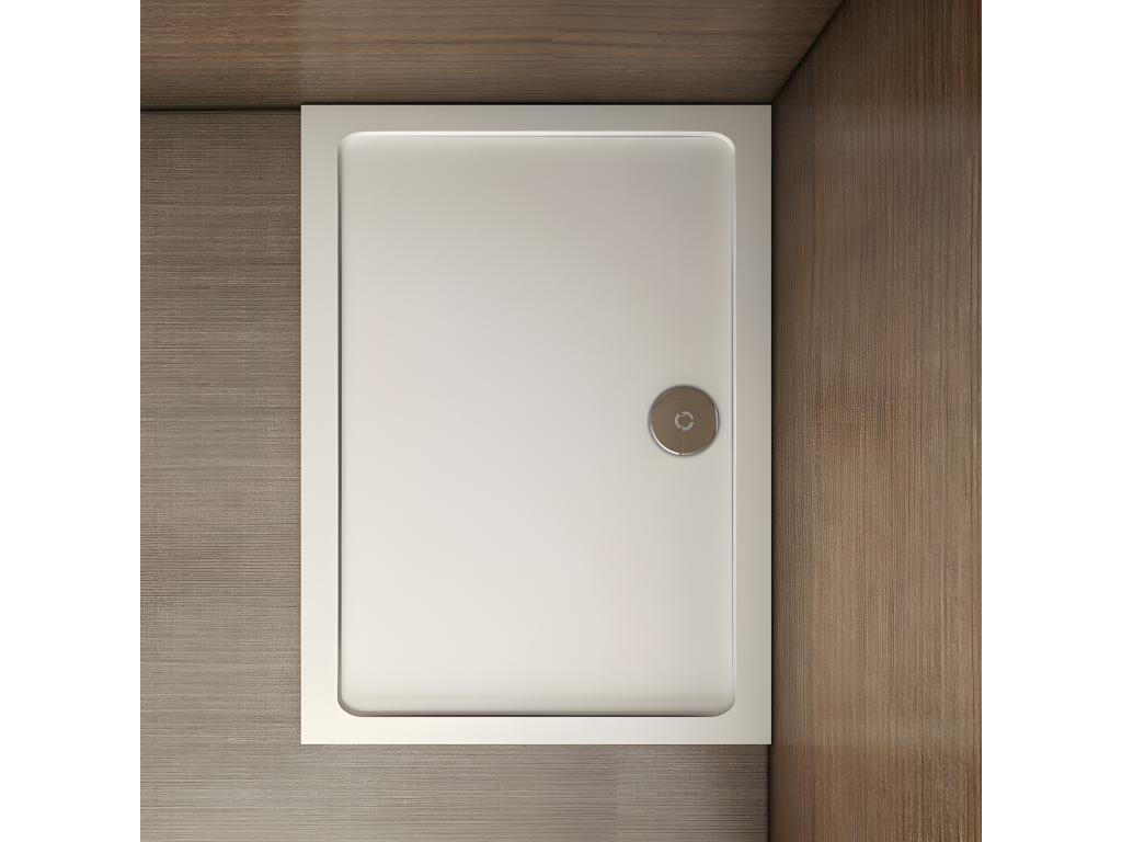 Shower Tray - Rectangular - Résine - White