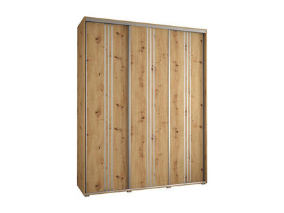 Wardrobe - Engineered Wood, Wood - Silver / Natural