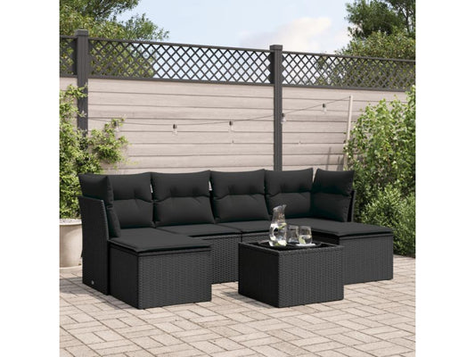 Outdoor Patio Set - Résine - Black