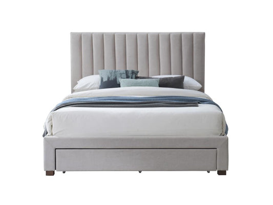 Bed - 100 % Polyester - Beige - 160x200 cm