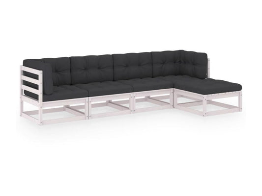 Outdoor Patio Set - Résine - Gray