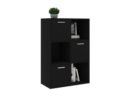 Wardrobe - Engineered Wood, Wood - Black