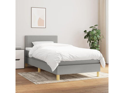 Mattress - Polyester - Gray - 90x200 cm