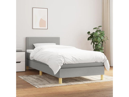 Mattress - Polyester - Gray - 90x200 cm