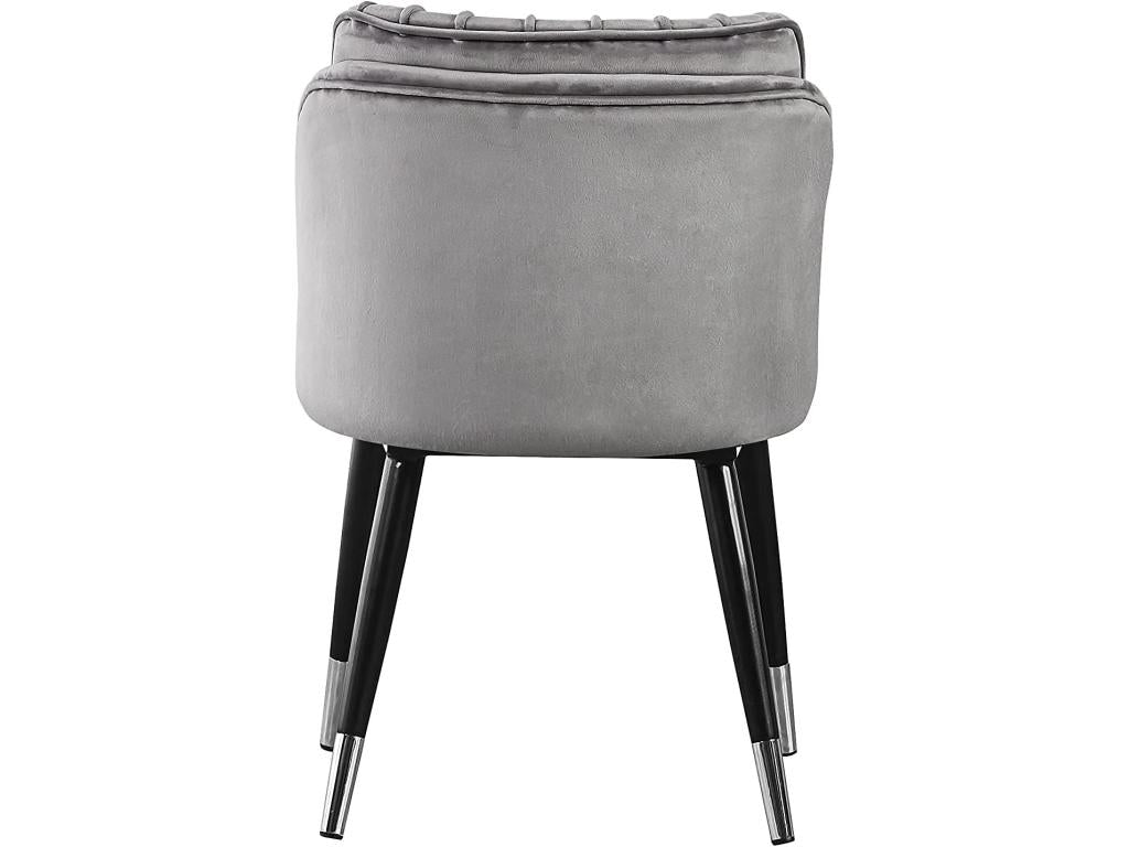 Chair - Velvet - Gray