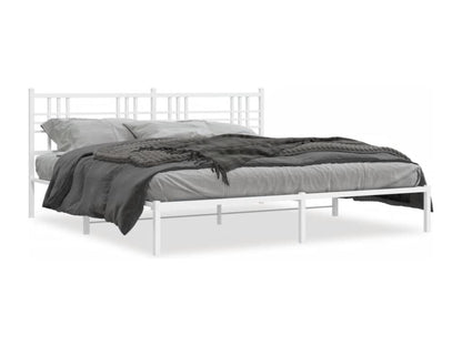 Bed Frame - Steel - White - 180x200 cm