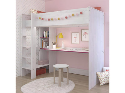 Bed - Engineered Wood, Wood - Natural - 90x200 cm