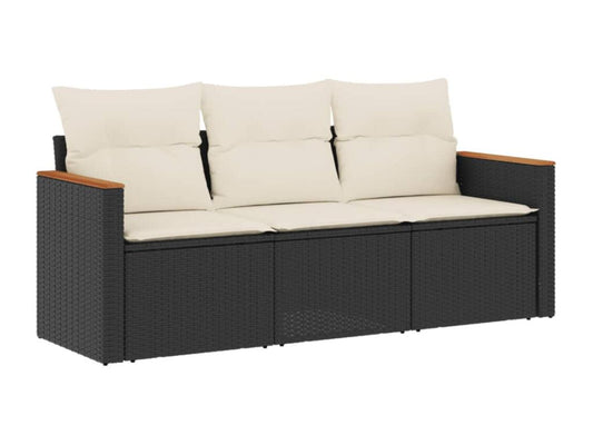 Outdoor Patio Set - Résine - Black