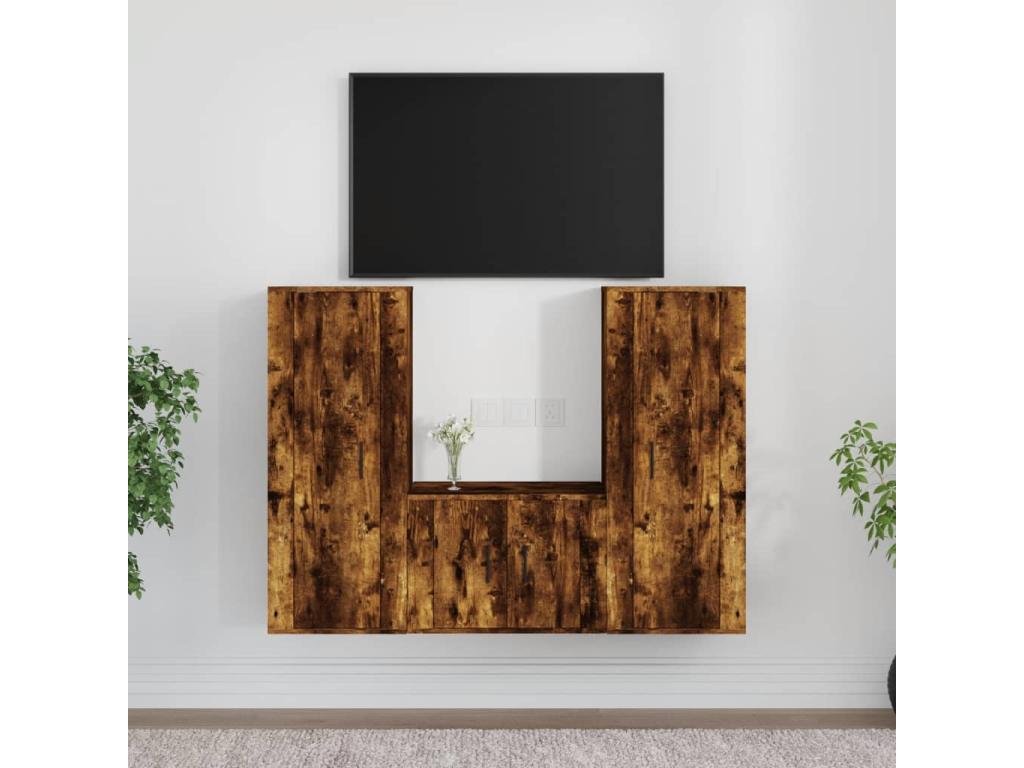 Home Furniture - Engineered Wood, Wood - Brown