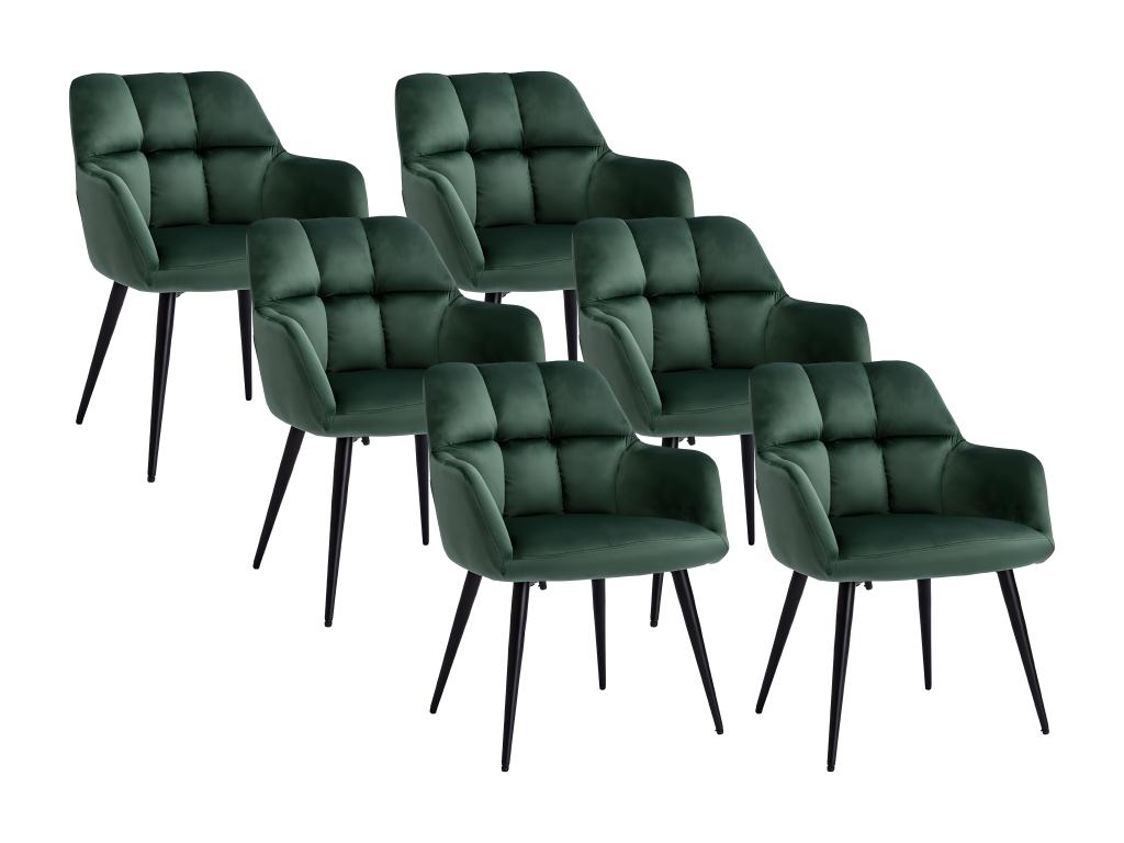 Chair Set - Velvet - Green