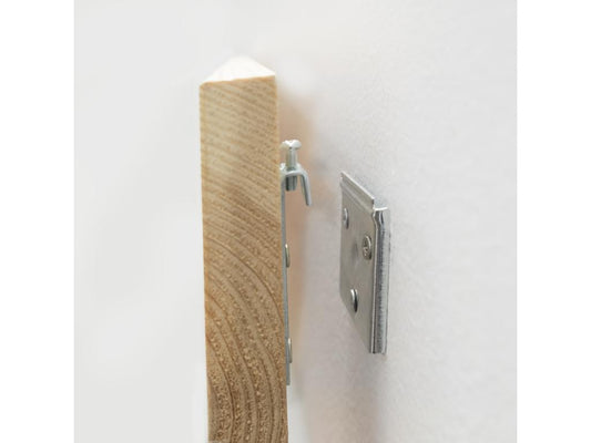 Headboard - Pin - White - 200x200 cm