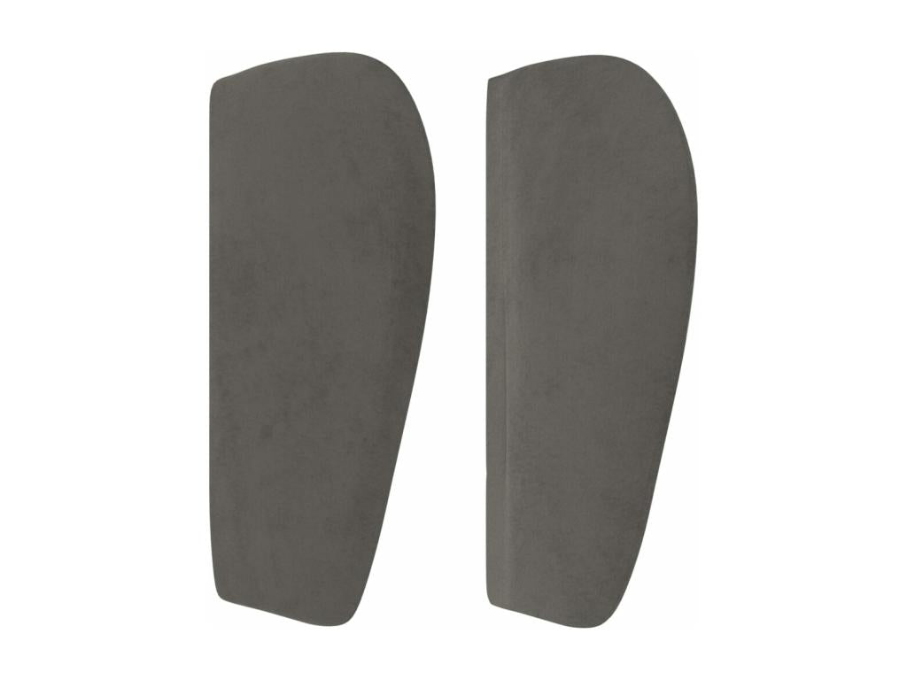 Headboard - Velvet - Gray - 90x190 cm