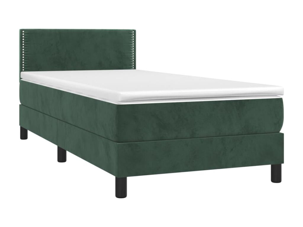 Mattress - Velvet - Green - 90x190 cm