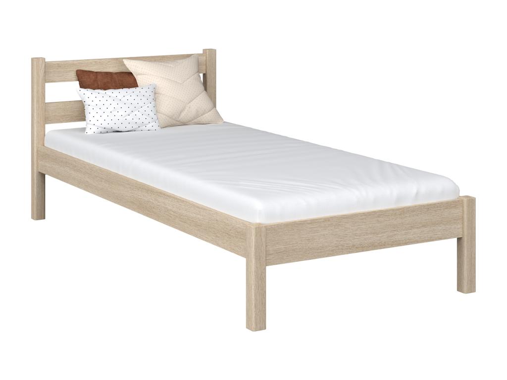 Bed - Chêne - Beige - 80x200 cm