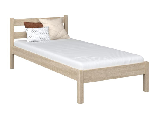 Bed - Chêne - Beige - 80x200 cm