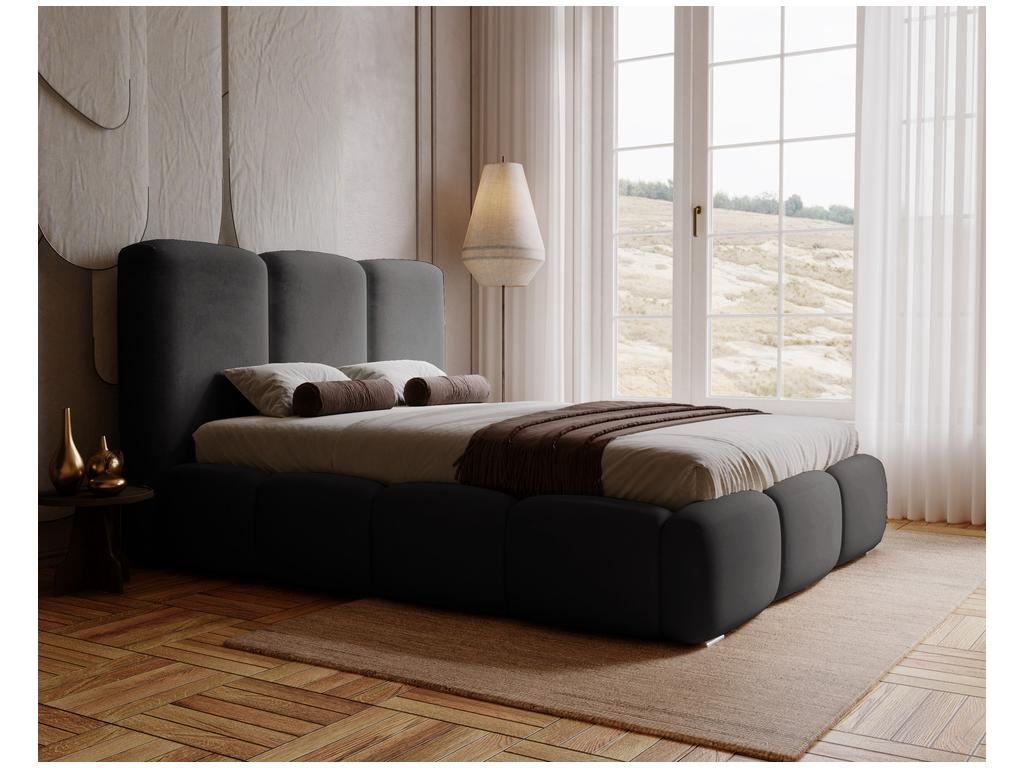 Headboard - Polyester - Black - 200x200 cm