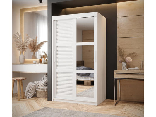 Wardrobe - Wood - White