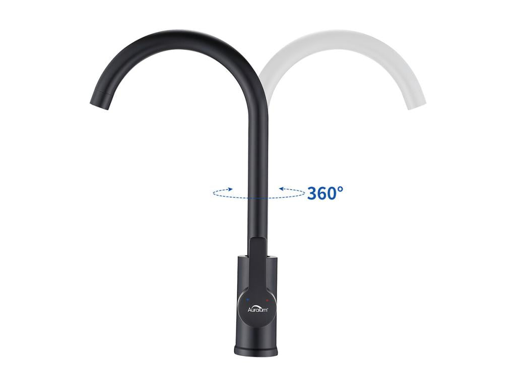 Table - Stainless Steel, Steel - Black