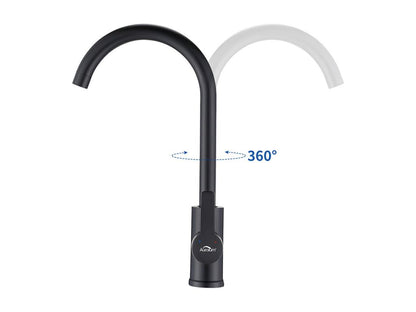 Table - Stainless Steel, Steel - Black