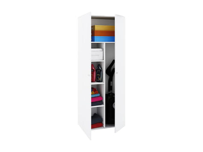 Wardrobe - Wood - White
